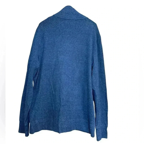 Banana Republic Mens blue Mock Turtleneck with kangaroo pockets size XL … - Picture 3 of 7